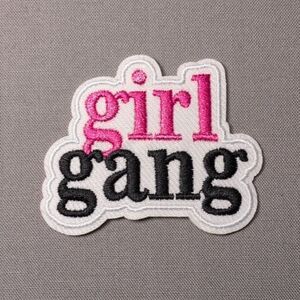 Girl Gang Iron On Patch | Feminist Quote Patch